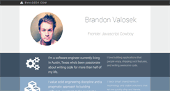 Desktop Screenshot of bvalosek.com