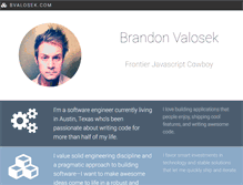 Tablet Screenshot of bvalosek.com